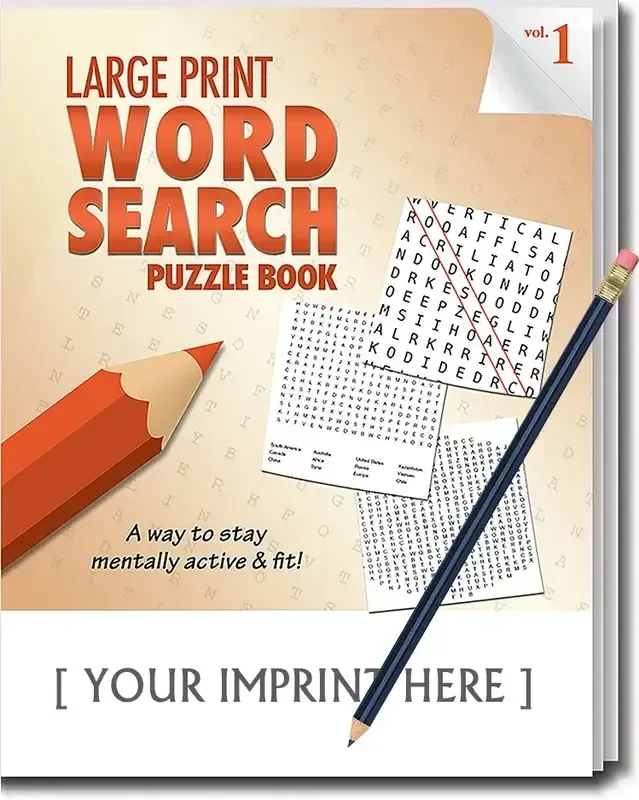 Large Print Word Search Puzzle Book - Volume 1
