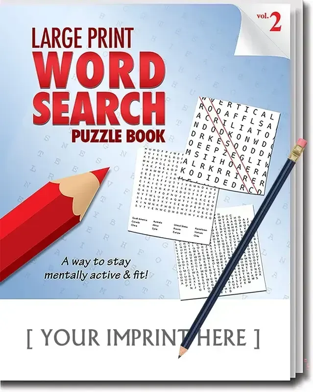 LARGE PRINT Word Search Puzzle Book - Volume 2