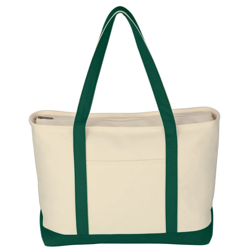 Large Starboard Cotton Canvas Tote Bag With Tackle Twill Patch — view 18