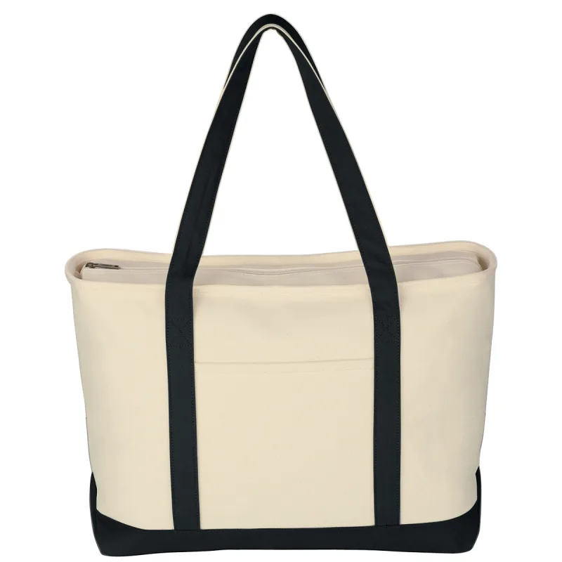 Large Starboard Cotton Canvas Tote Bag With Tackle Twill Patch — view 20