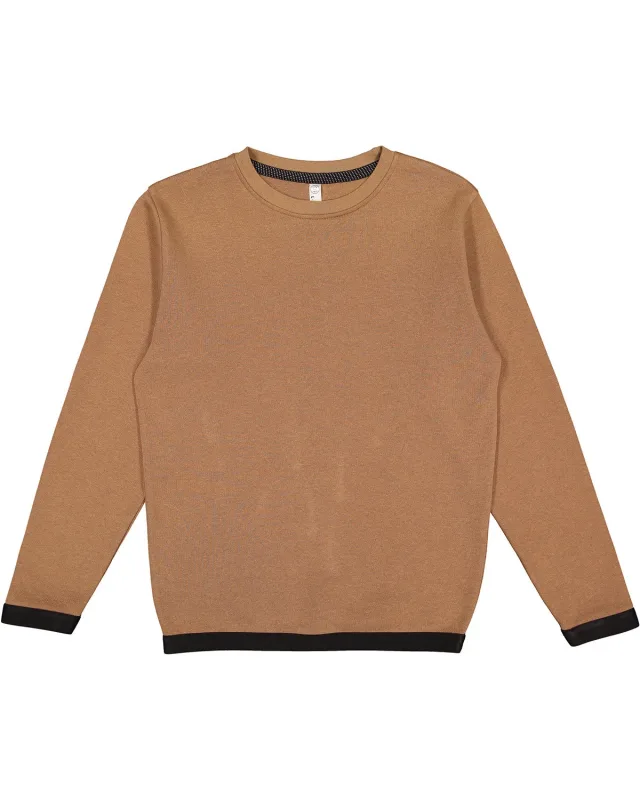LAT Adult Statement Fleece Crew Sweatshirt — view 3