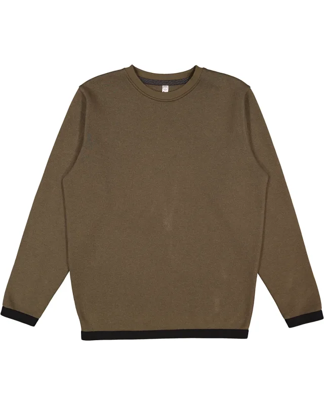 LAT Adult Statement Fleece Crew Sweatshirt — view 6