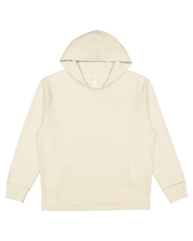LAT Adult Vintage Wash Fleece Hooded Sweatshirt — view 10