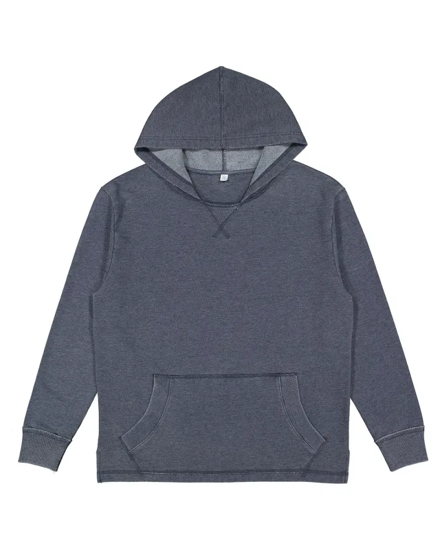 LAT Adult Vintage Wash Fleece Hooded Sweatshirt — view 12