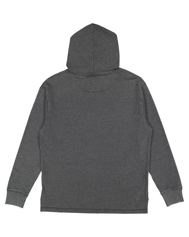 LAT Adult Vintage Wash Fleece Hooded Sweatshirt — view 5