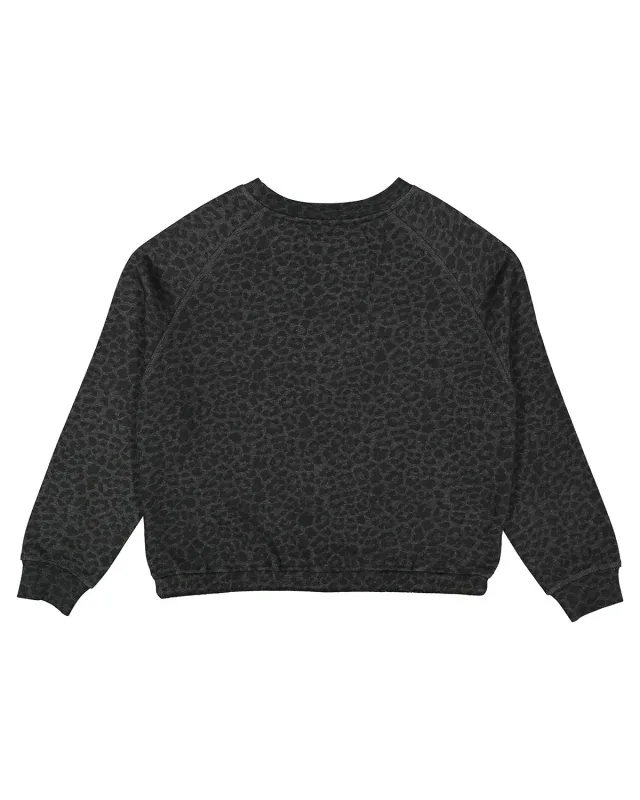 LAT Ladies' Boxy Cropped Fleece Sweatshirt — view 11