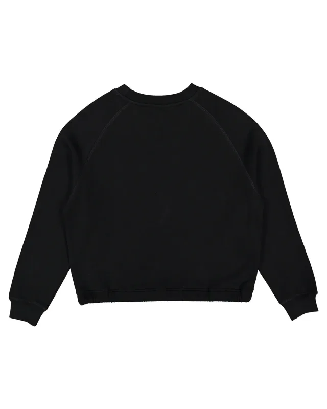 LAT Ladies' Boxy Cropped Fleece Sweatshirt — view 3