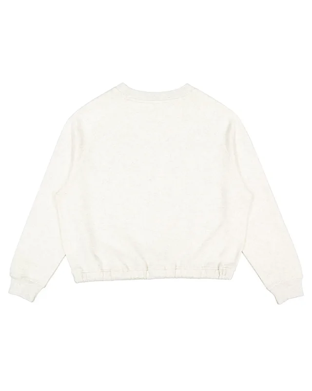 LAT Ladies' Boxy Cropped Fleece Sweatshirt — view 7