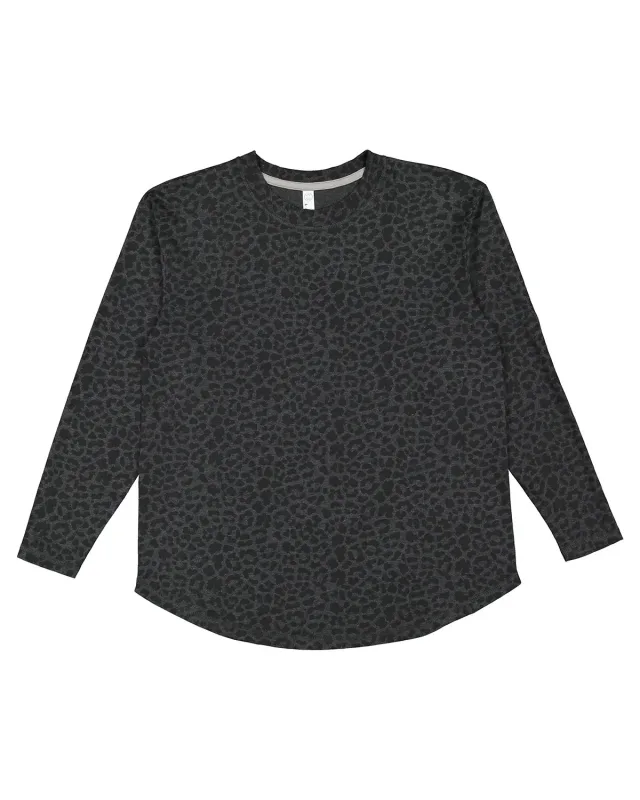 LAT Ladies' Relaxed  Long Sleeve T-Shirt — view 12