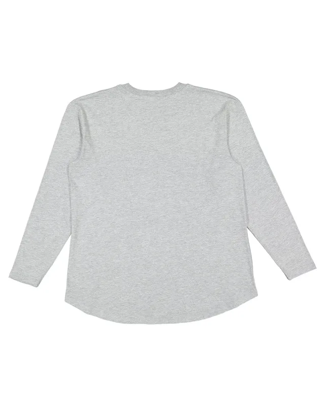 LAT Ladies' Relaxed  Long Sleeve T-Shirt — view 3