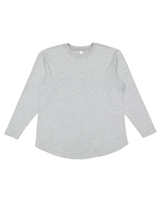 LAT Ladies' Relaxed  Long Sleeve T-Shirt — view 4