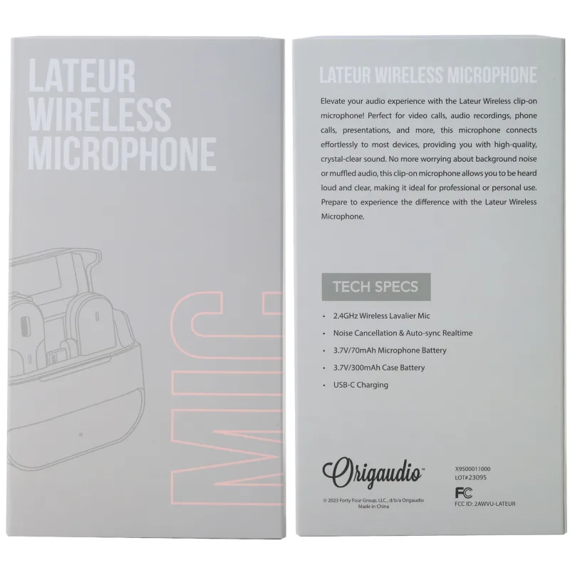Lateur Wireless Clip-On Microphone — view 10