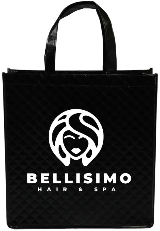 Reflective Metallic Non-Woven Tote (1 Color Imprint) — view 2
