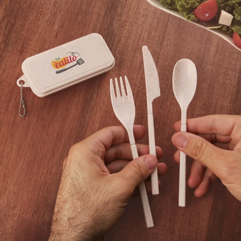 Lawrence Wheat Fibre Utensil Set — view 2