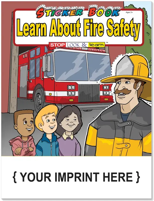 Learn About Fire Safety Sticker Book