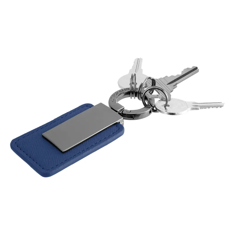 Leatherette Carabiner Clip Key Tag — view 6