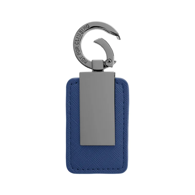 Leatherette Carabiner Clip Key Tag — view 8