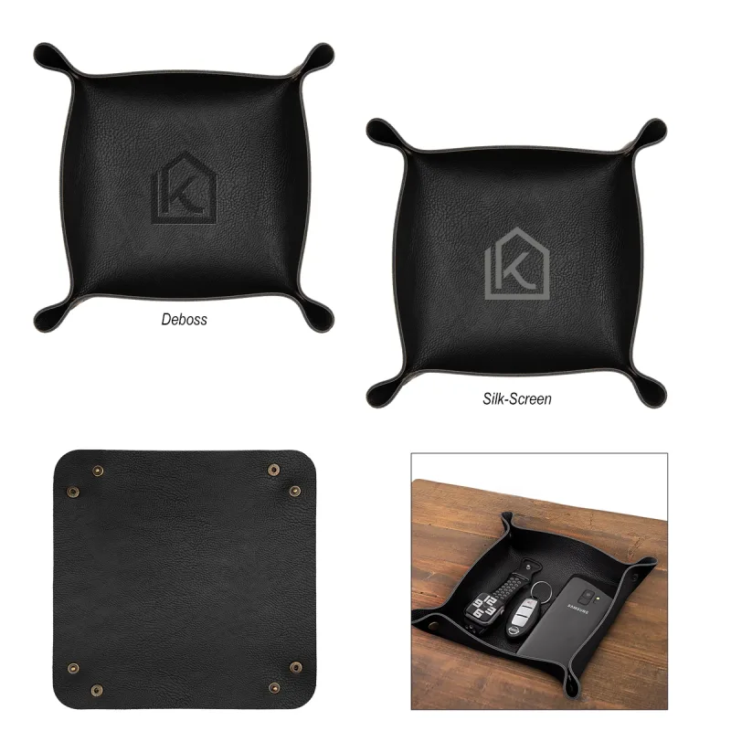 Leatherette Catchall Tray — view 1