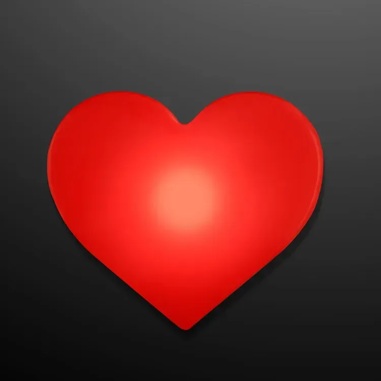 LED Blinking Red Heart Clip — view 7