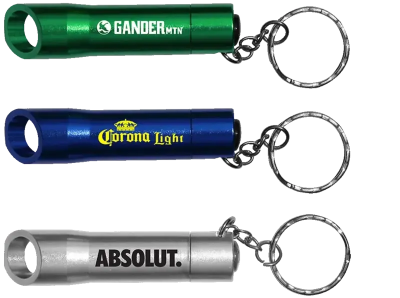 Multi-Function LED Bottle Opener Keychain