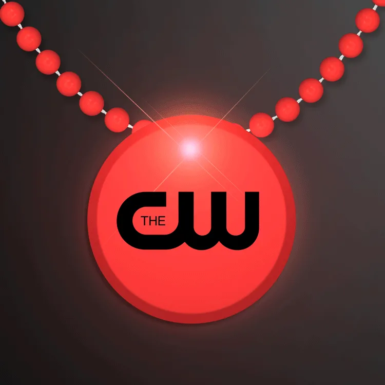 LED Circle Badge with Beads β view 1