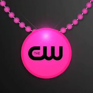 LED Circle Badge with Beads — view 3