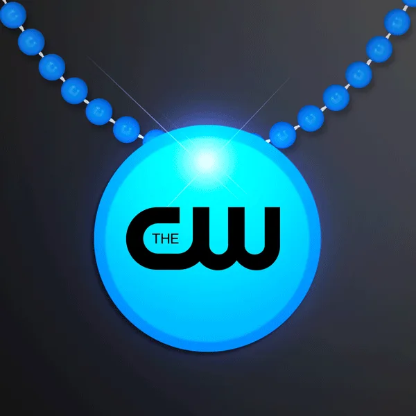 LED Circle Badge with Beads — view 6