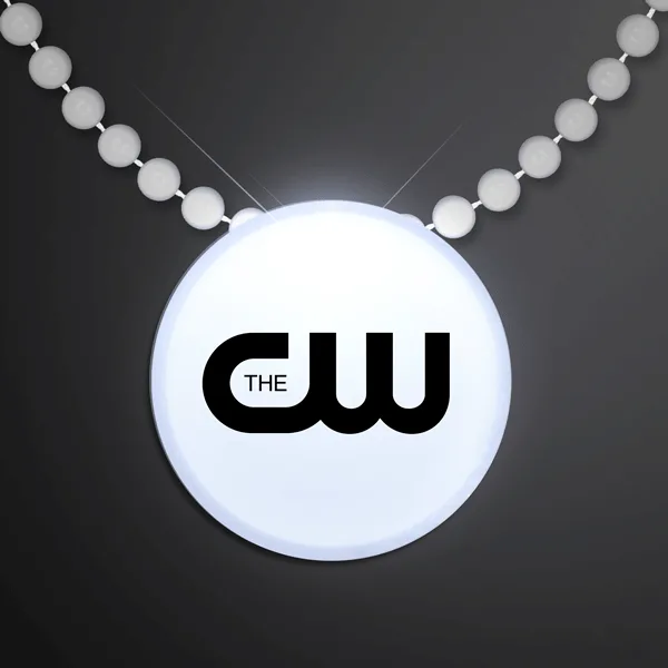 LED Circle Badge with Beads — view 7
