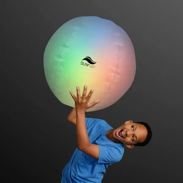 LED Jumbo Inflatable Glow Ball - 20" Diameter — view 2