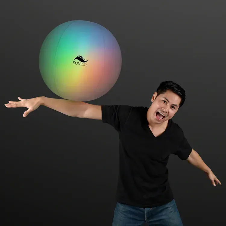 LED Jumbo Inflatable Glow Ball - 20" Diameter — view 5
