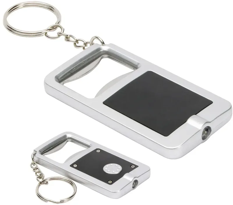 Ultra Bright LED Light Bottle Opener Keychain — view 2