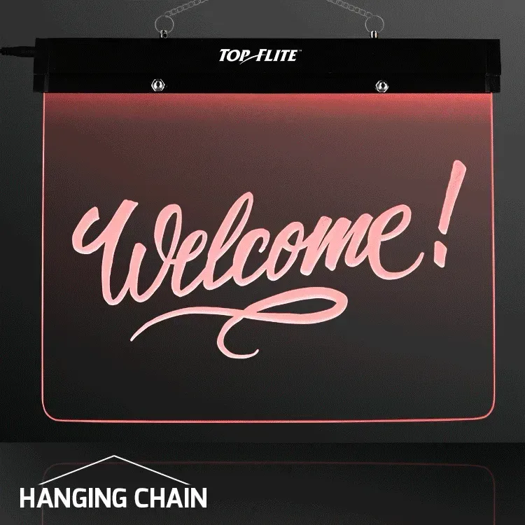 LED Lighting Write-On Board Sign — view 5