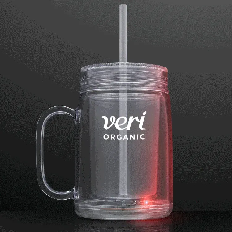 LED Mason Jar Travel Cup