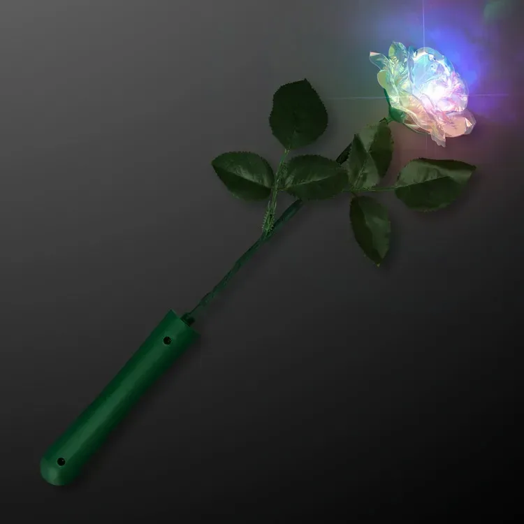 LED Rose Iridescent Flower Wands — view 2