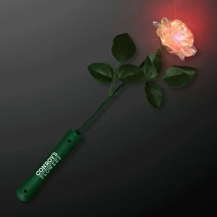 LED Rose Iridescent Flower Wands — view 3