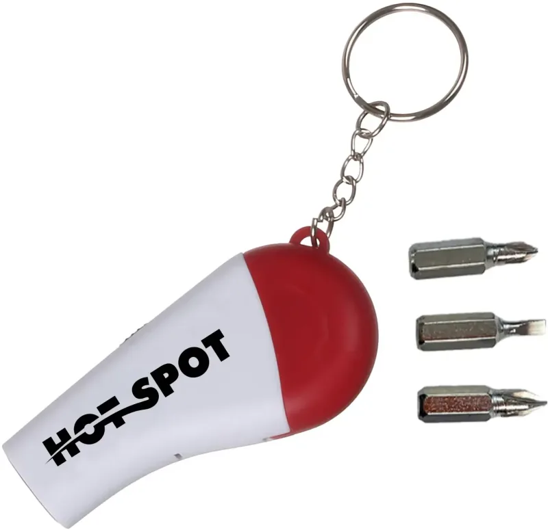 Custom LED Screwdriver Keychain — view 2