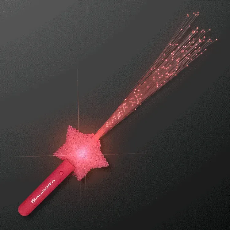 LED Shooting Star Sparkling Fiber Optic Wands — view 4