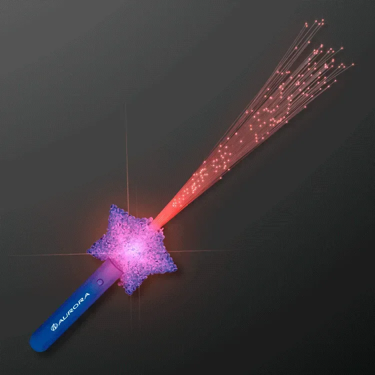 LED Shooting Star Sparkling Fiber Optic Wands — view 6