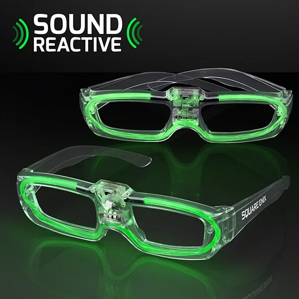 LED Sound Activated 80s Party Shades — view 5