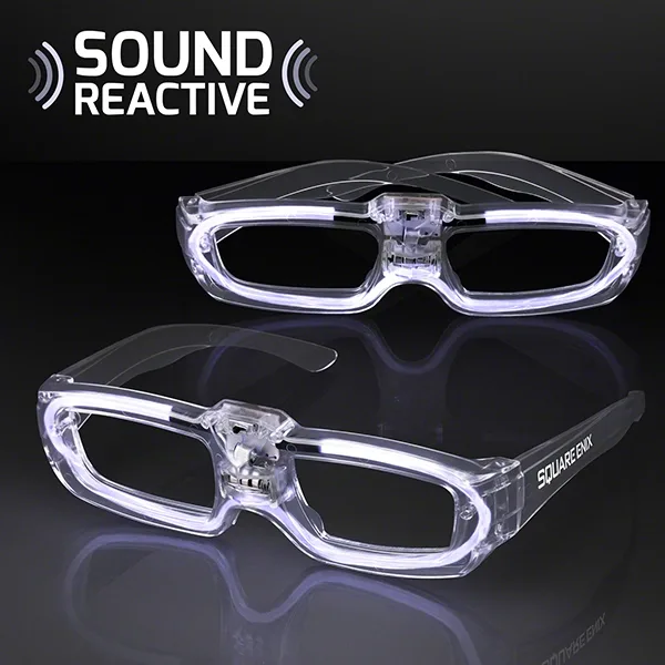 LED Sound Activated 80s Party Shades — view 7