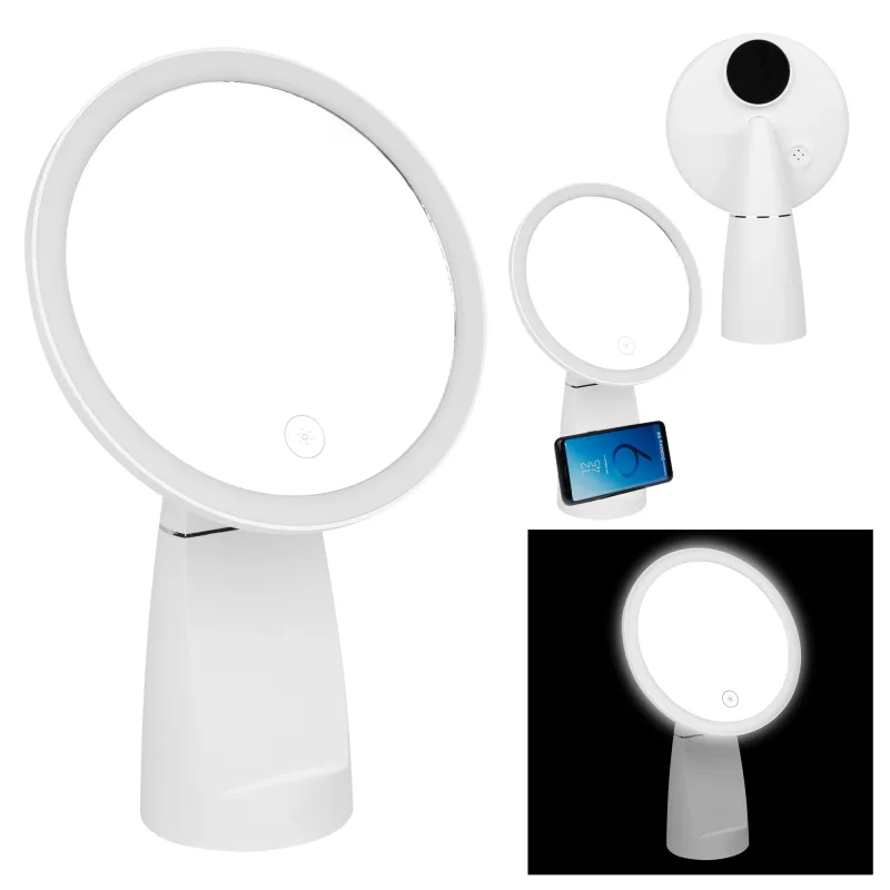 LED Vanity Light With Wireless Phone Charger — view 2