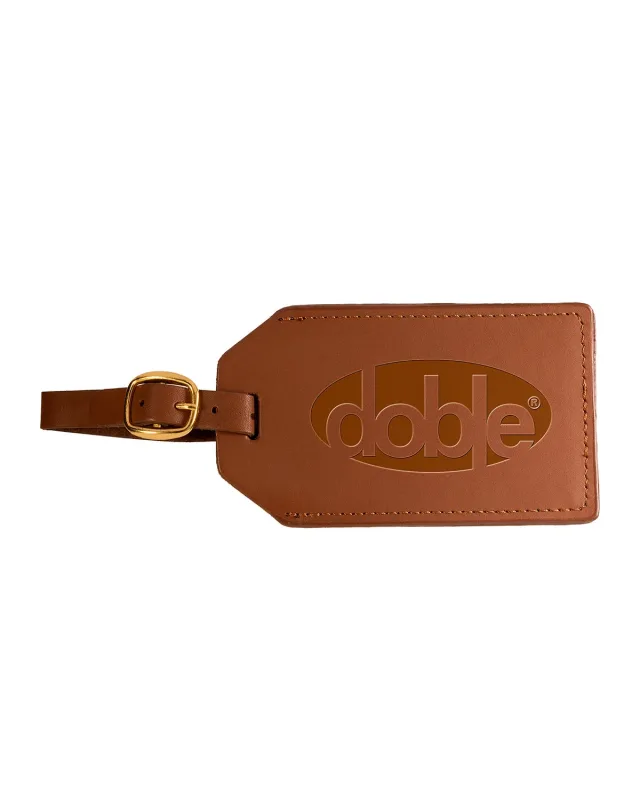 Leeman Grand Central Luggage Tag Sueded Leather — view 3