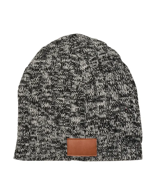 Leeman Heathered Knit Beanie — view 2