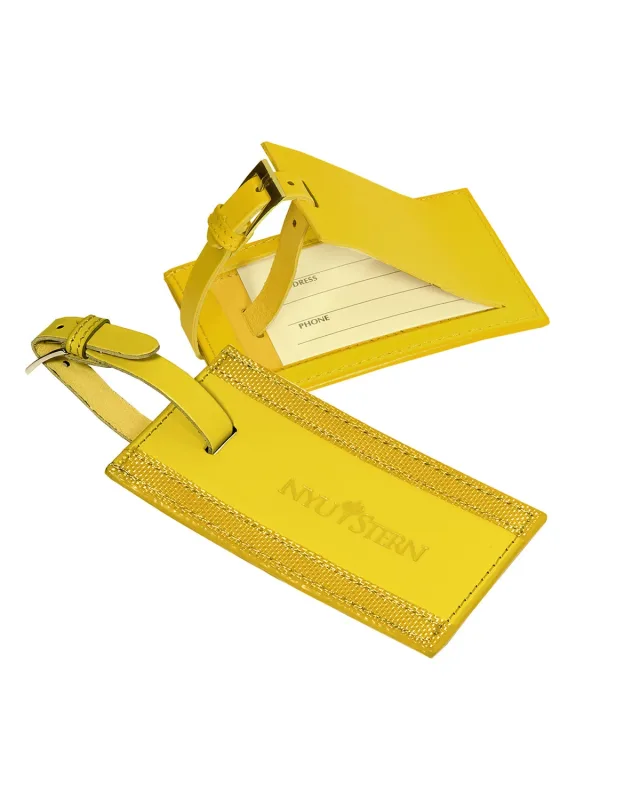 Leeman Majestic Leather Luggage Tag — view 5