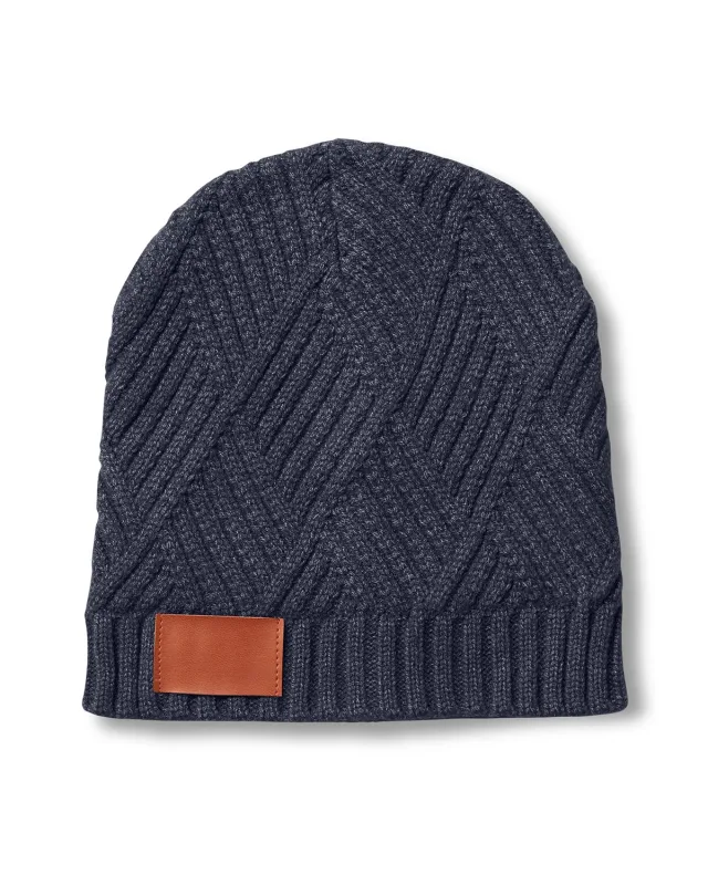 Leeman Trellis Knit Beanie — view 4
