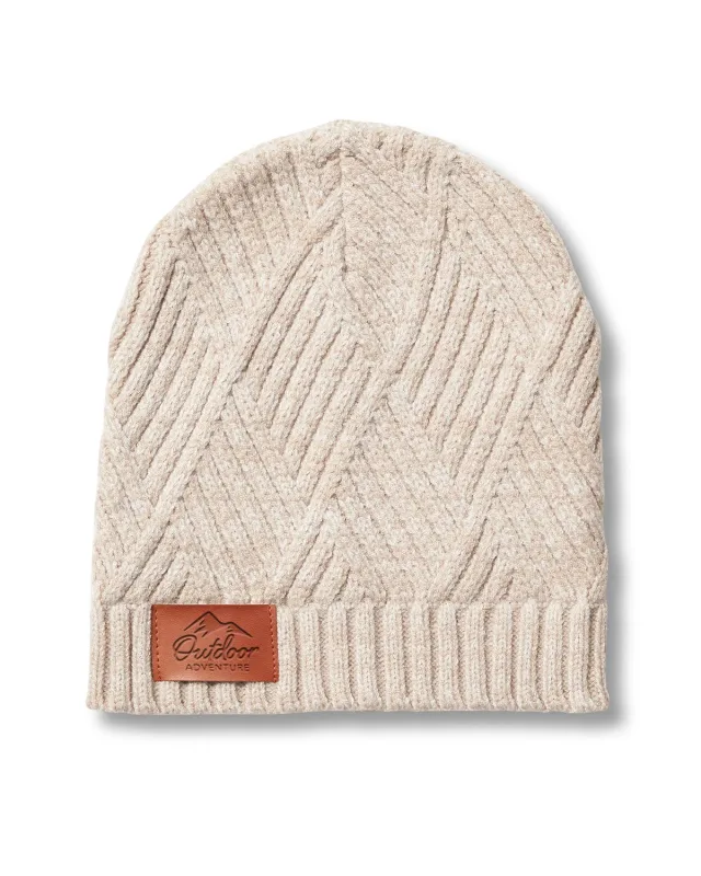 Leeman Trellis Knit Beanie — view 5