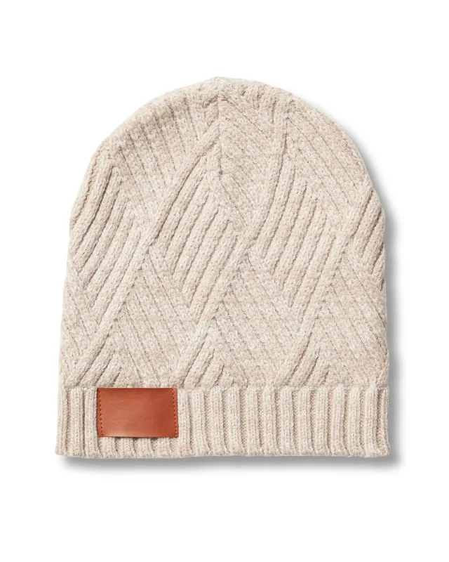 Leeman Trellis Knit Beanie — view 6