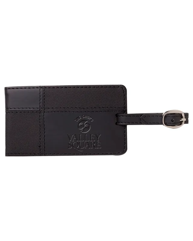 Leeman Tuscany Duo-Textured Luggage Tag — view 2