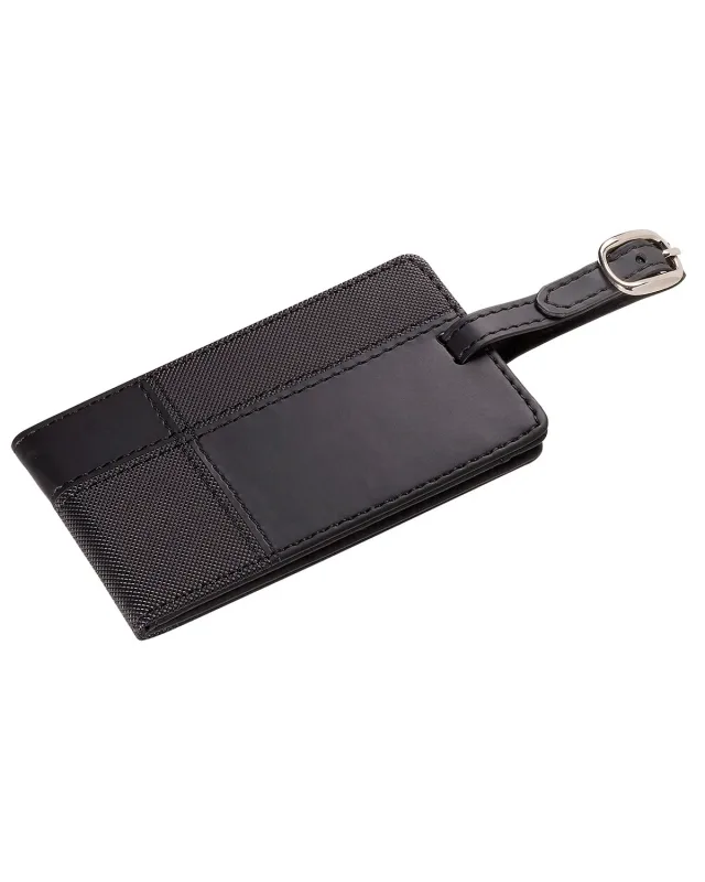Leeman Tuscany Duo-Textured Luggage Tag — view 4