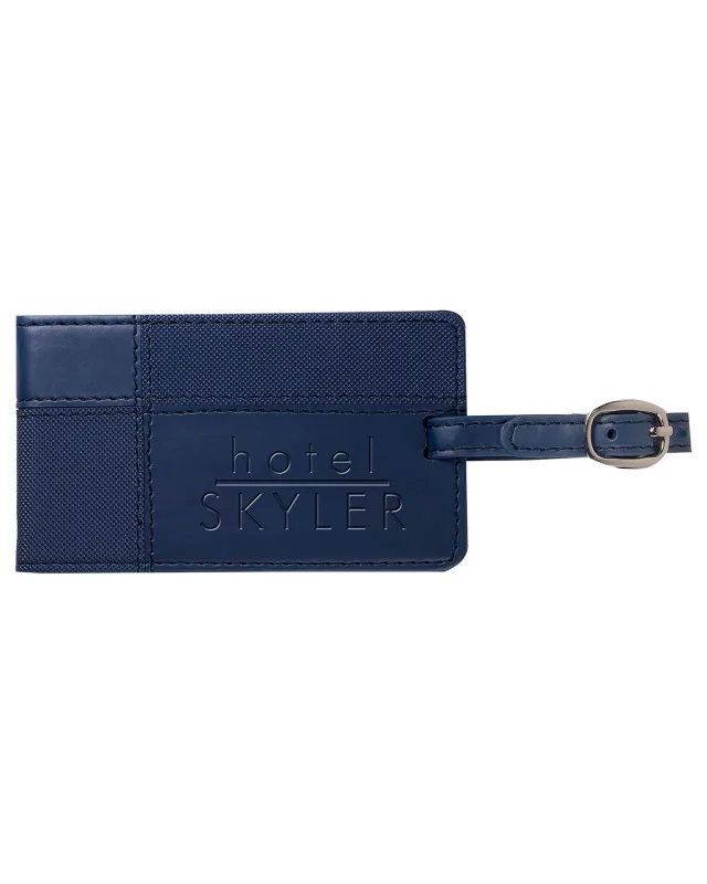Leeman Tuscany Duo-Textured Luggage Tag — view 6